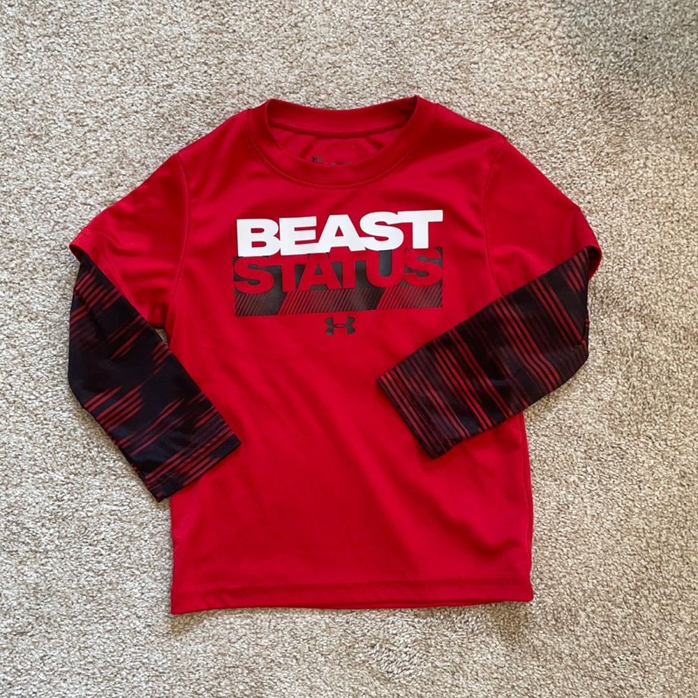 Under Armor shirt.